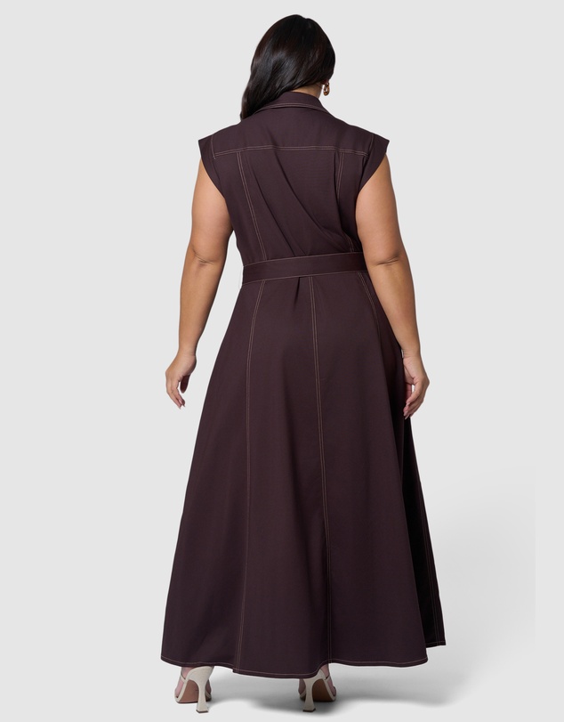 Something 4 Olivia - Cleo Midi Shirt Dress