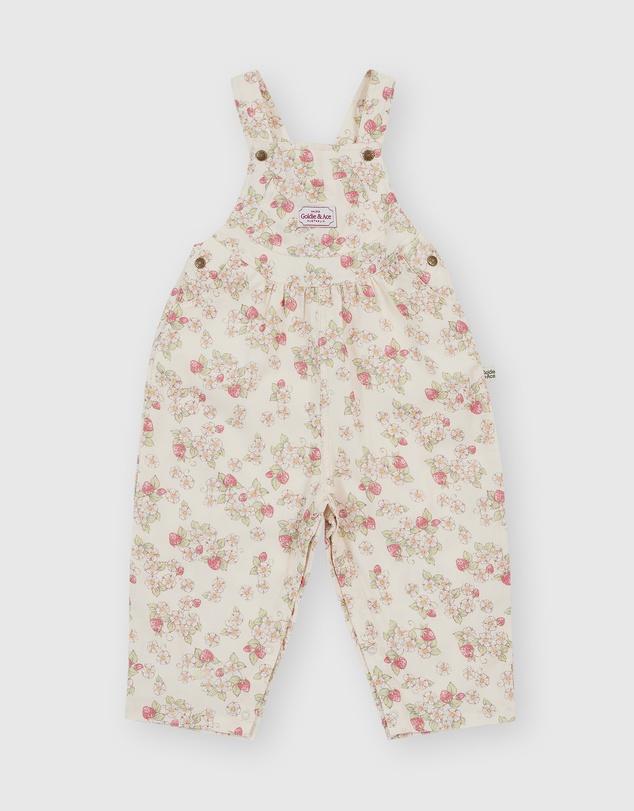 Goldie + Ace - Strawberry Fields Goldie Vintage Overalls - Babies-Kids