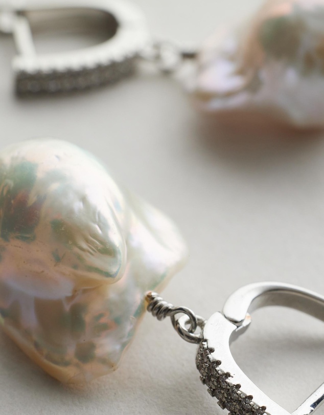 Carly Paiker - Marino Baroque Pearl Earrings