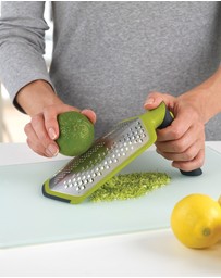 Joseph Joseph - Twist Grater™ Adjustable 2-in-1 Etched Twin-Bladed Grater, Course and Fine