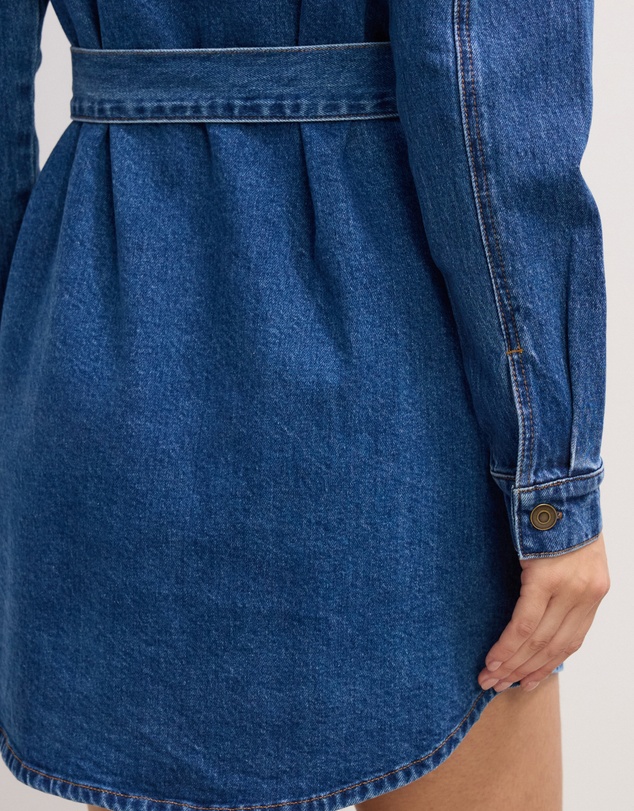 The Fated - Amalia Denim Mini Dress