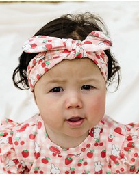 Kynd Baby - Miffy Headband in Berry Check