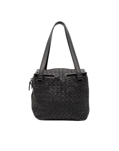 Pre-Loved by Azura Reborn - Pre-Loved Nappa Intrecciato Square Handbag