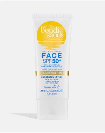 Bondi Sands - SPF 50+ Fragrance Free Face Sunscreen Lotion 75ml