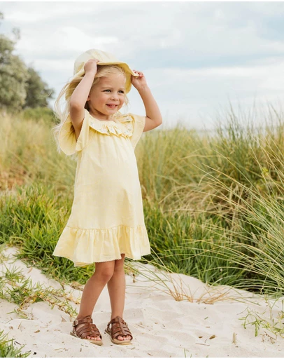Bebe by Minihaha - Libby Check Dress W Emb Yoke - Kids