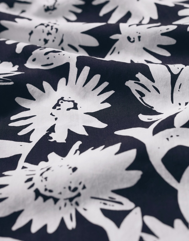Seasalt - Seasalt Cornwall Navy Poolfield Organic Cotton Printed Trousers