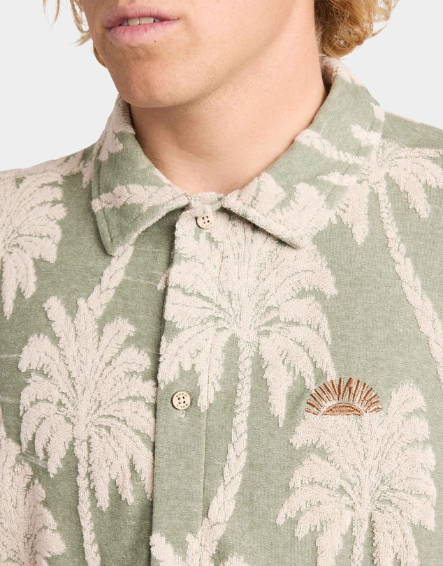 RVCA - Mens Palm Fall Short Sleeve Shirt