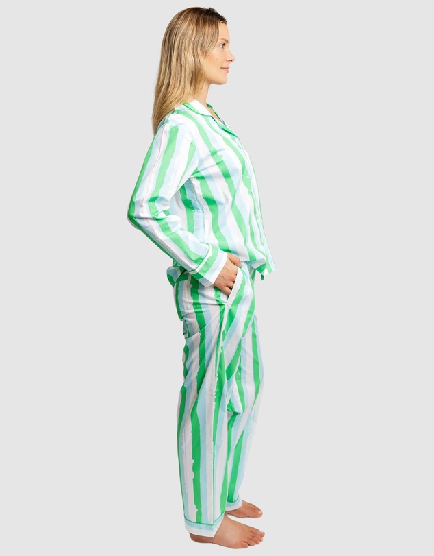 Sant And Abel - Women's Drawbertson Wild Stripes Long PJ Set