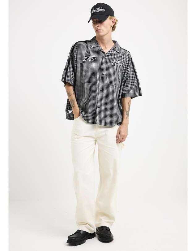 Black Noise White Rain - Noise Short Sleeve Shirt