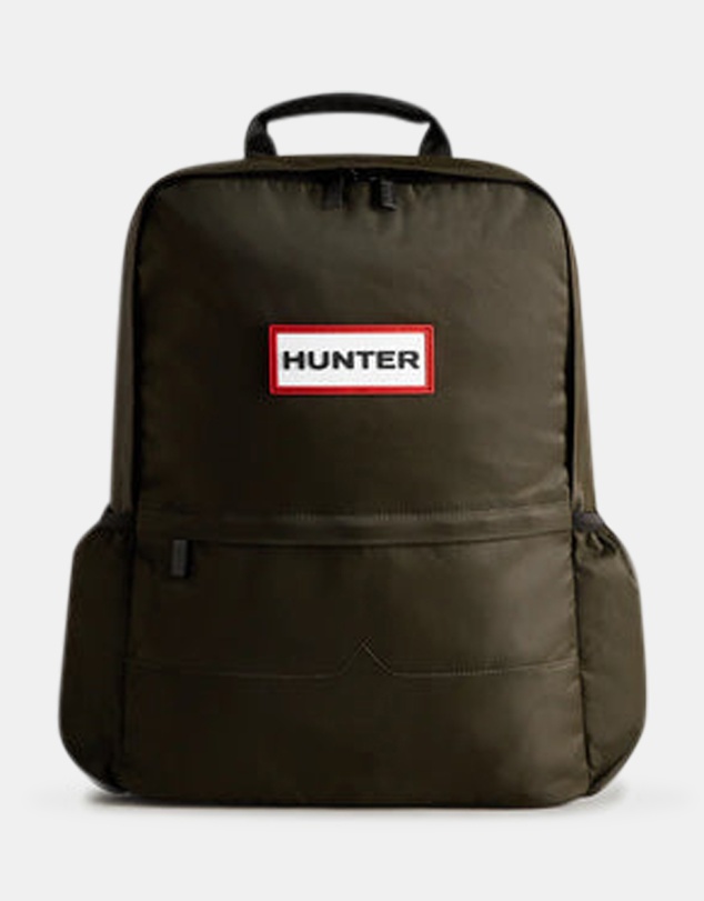 Hunter - Nylon Large Backpack - Dark Olive