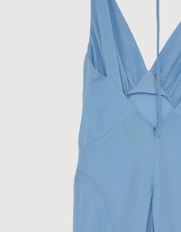 Revibe - Repaired Shona Joy Korine Plunged Maxi Dress - AU 8