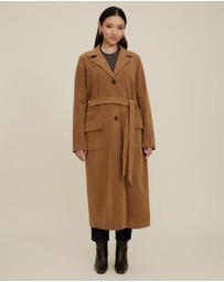 The Fated - Maddie Faux Suede Coat