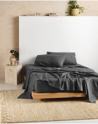 Linen House - Vienna 300TC Cotton Percale Sheet Set 50cm