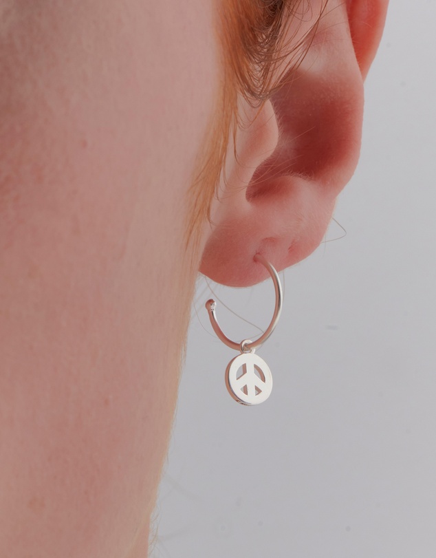 Karen Walker - Peace Hoop Earrings
