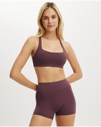 Cotton On Body Active - Ultra Soft Contrast Cross Back Crop