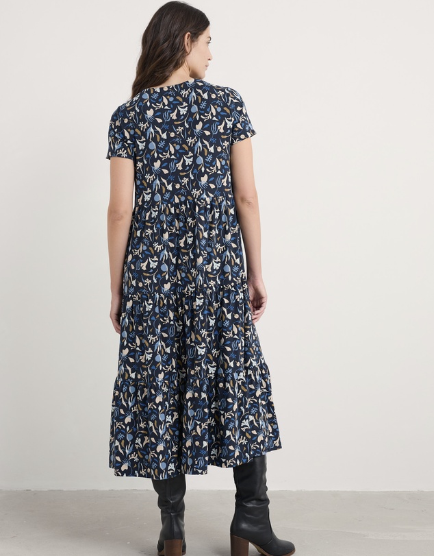 Seasalt - Arborist Short Sleeve Tiered Dress