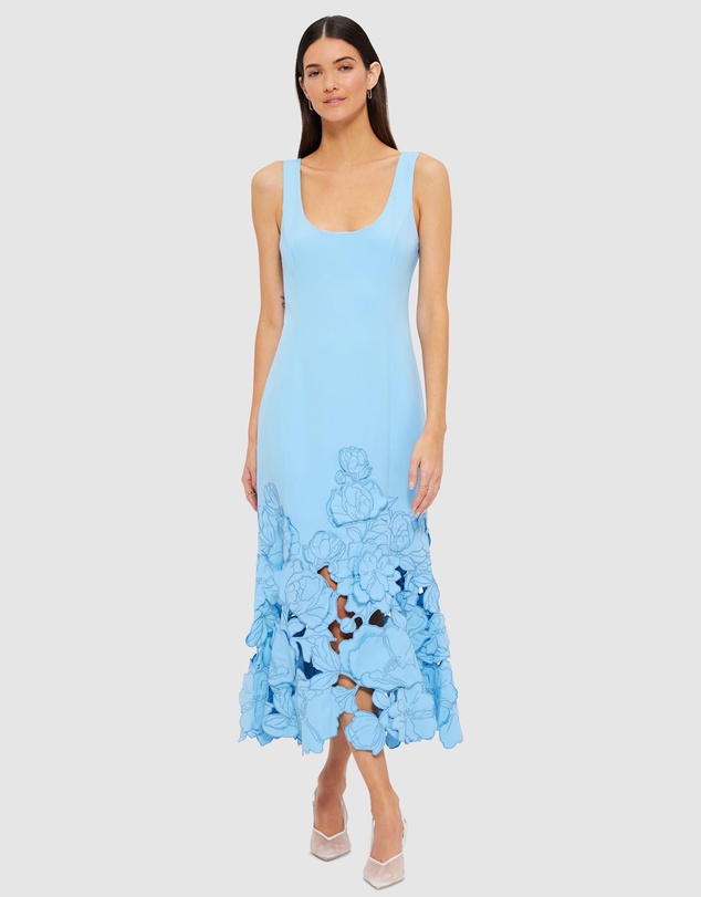 LEO LIN - Emily Applique Midi Dress