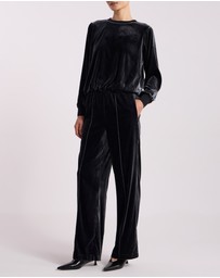 David Lawrence - Ferrara Velour Track Pants
