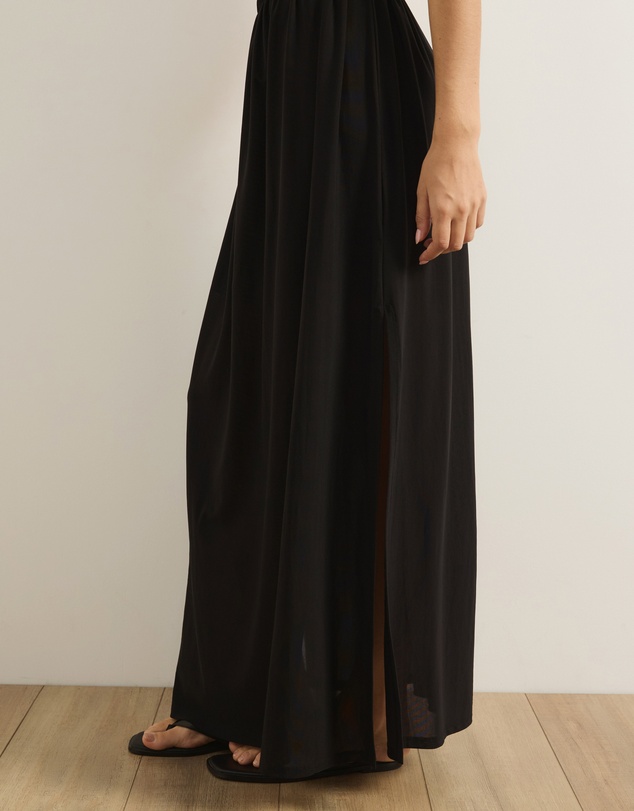 Atmos&Here - Bree Mesh Maxi Skirt With Side Split