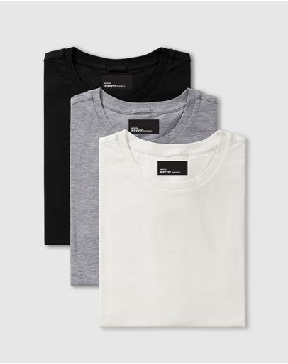 Black, Light Grey & Off White