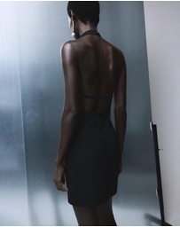 M.N.G - Halter Neck Ruched Dress