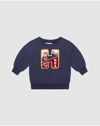 Huxbaby - Apres Ski Emblem Sweat - ICONIC EXCLUSIVE - Babies-Kids