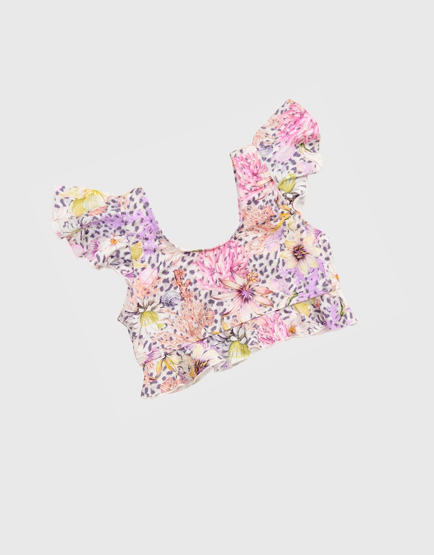 Aqua Blu Kids - Daisy Frill Bikini Set - Kids