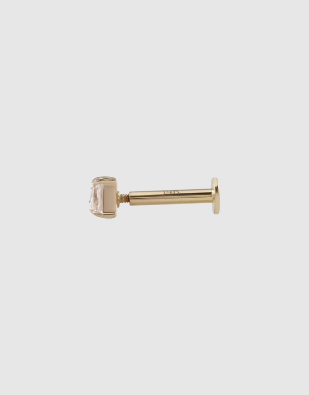 Von Treskow - Tresora Flat Back Lab Diamond Stud
