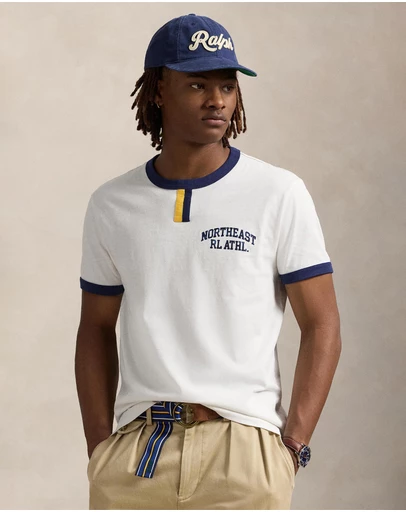 Polo Ralph Lauren - Standard Fit Slub Jersey Graphic T-Shirt