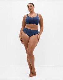 City Chic - Signature Ccx Cheeky Panty - Navy