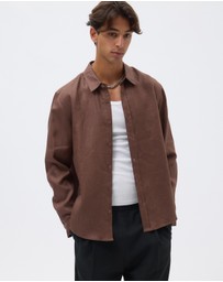 AERE - Euro Resort Linen LS Shirt