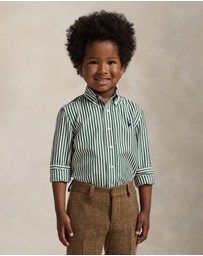 Polo Ralph Lauren - Striped Cotton Poplin Shirt - ICONIC EXCLUSIVE - Kids