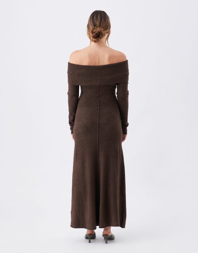 Ripe Maternity - Tyla Off Shoulder Knit Dress