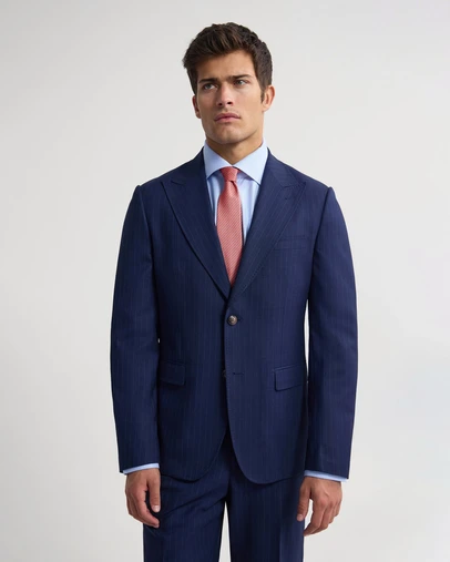 Oxford - Byron Wool Stripe Suit Jacket
