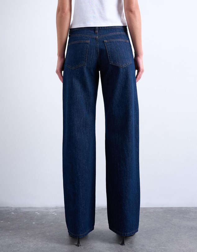TOPSHOP - Ember LR Wide Deinm Jeans DB Noos