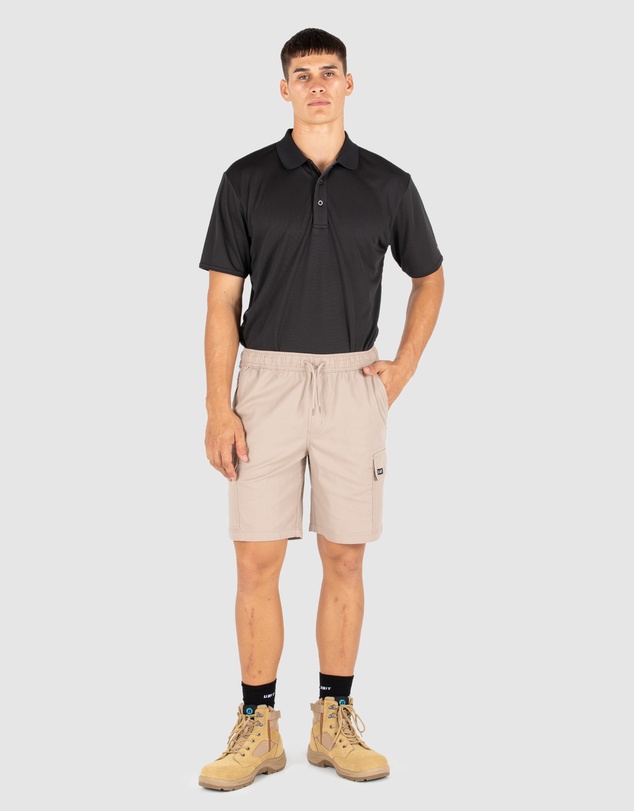UNIT - UNIT Pivot Mens Elastic Waist Cargo Shorts