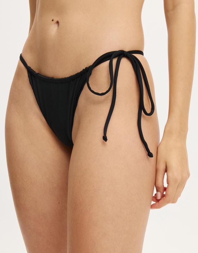 Cotton On Body - Side Tie Gathered Brazilian Bikini Bottom