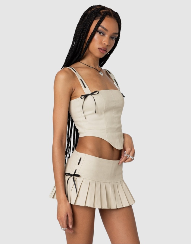 EDIKTED - Margaret Ribbon Corset
