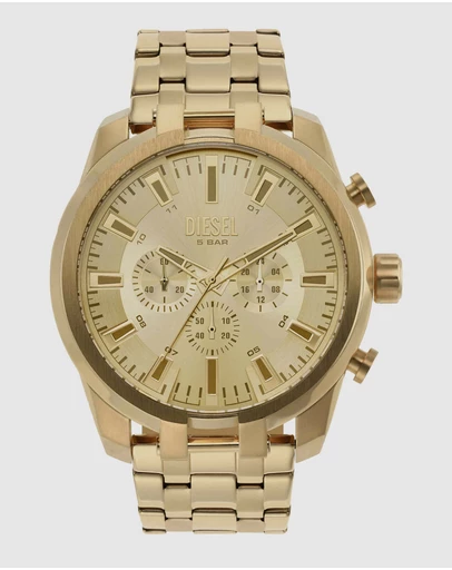 Diesel - Diesel Split Gold Watch DZ4590