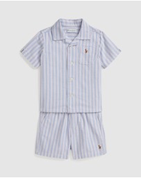 Polo Ralph Lauren - Oxford Shirt & Polo Prepster Short Set - ICONIC EXCLUSIVE - Babies
