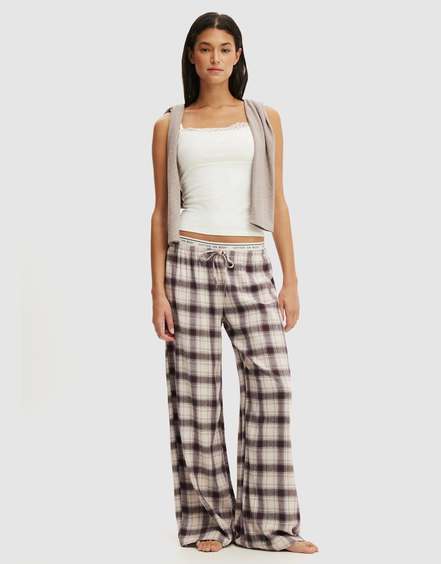 Cotton On Body - Cloud Soft Flannel Wide Leg Pants