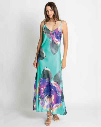 KACHEL - Zoey Slip Maxi Dress