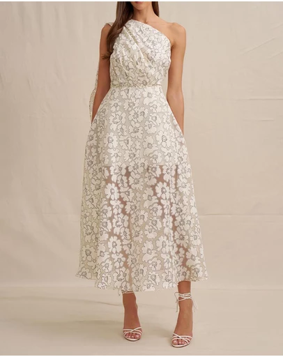 BY JOHNNY. - Serephina Floral Ankle Dress