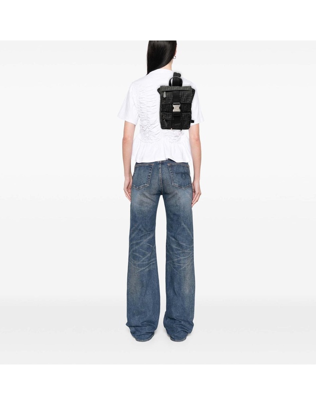 Pre-Loved by Azura Reborn - Pre-Loved Small Zucca Canvas Fendiness Backpack