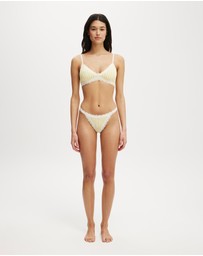 Cotton On Body - Cotton Lace Triangle Padded Bralette