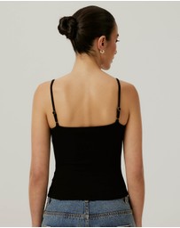 Calli - Gathered Rib Tank