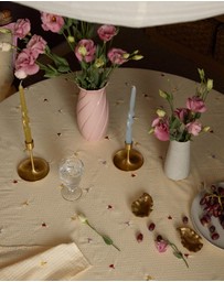 Mosey Me - Forget Me Not Embroidered Tablecloth