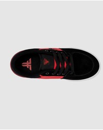 Fallen Footwear - Fallen Footwear Patriot Kids Vulcanised Sole Shoes Black/Red