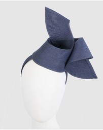 Max Alexander - Modern Navy Twisted Racing Fascinator