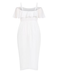 City Chic - Flirtation Drape Midi Dress